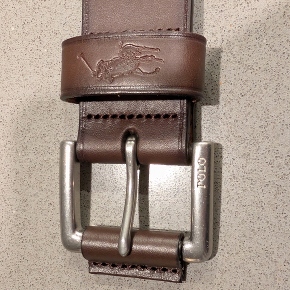 Polo Ralph Lauren Men's Brown Leather Belt - Picture 9 of 16